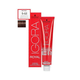 Schwarzkopf IGORA Royal Premium Hair Colour 6-68 donkerblond chocoladerood, 1 pakje (1 x 60 g) Haarverf Naty Shop