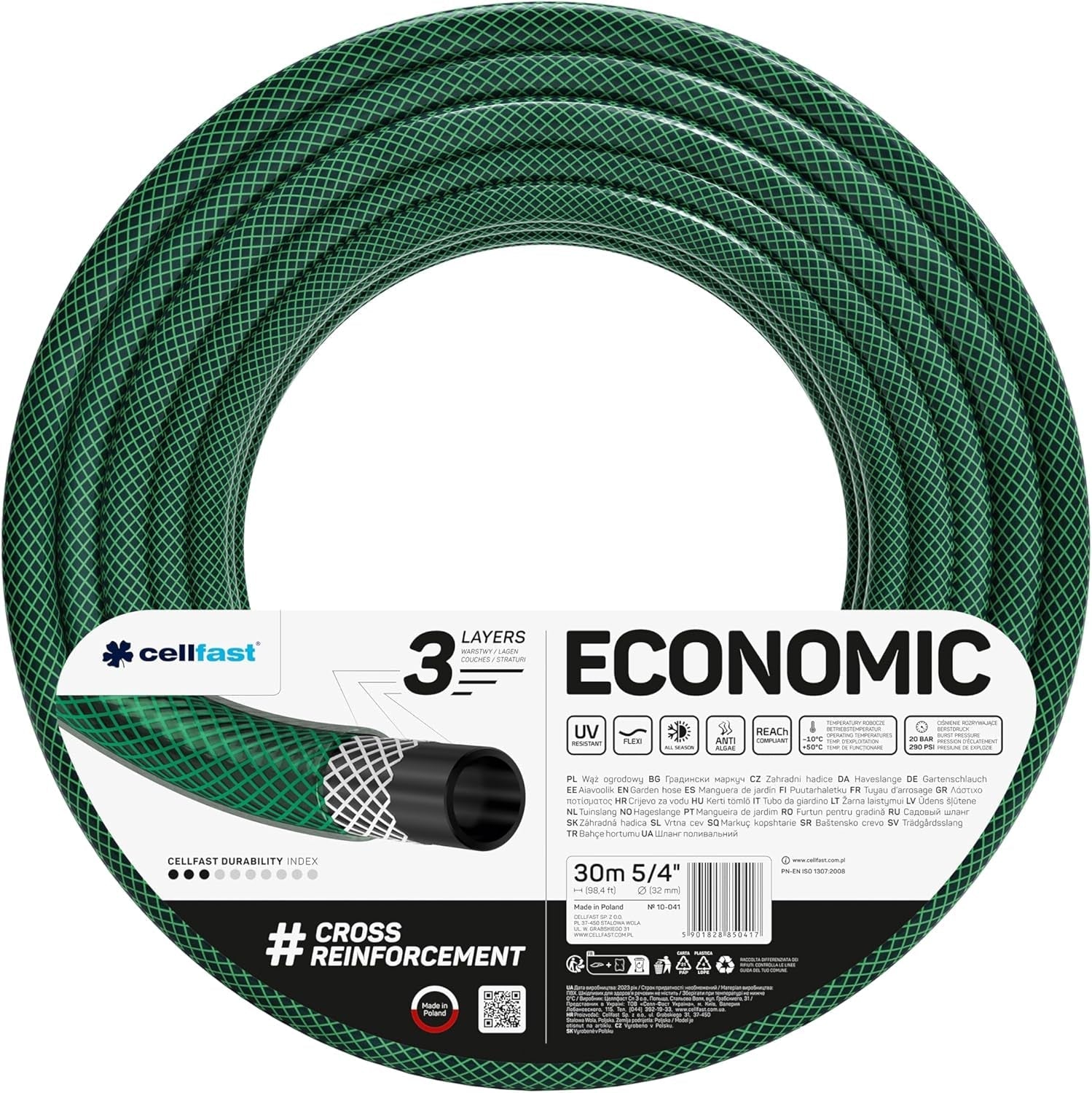 Tuinslang Cellfast ECONOMIC 20m, 5/8", 10-010