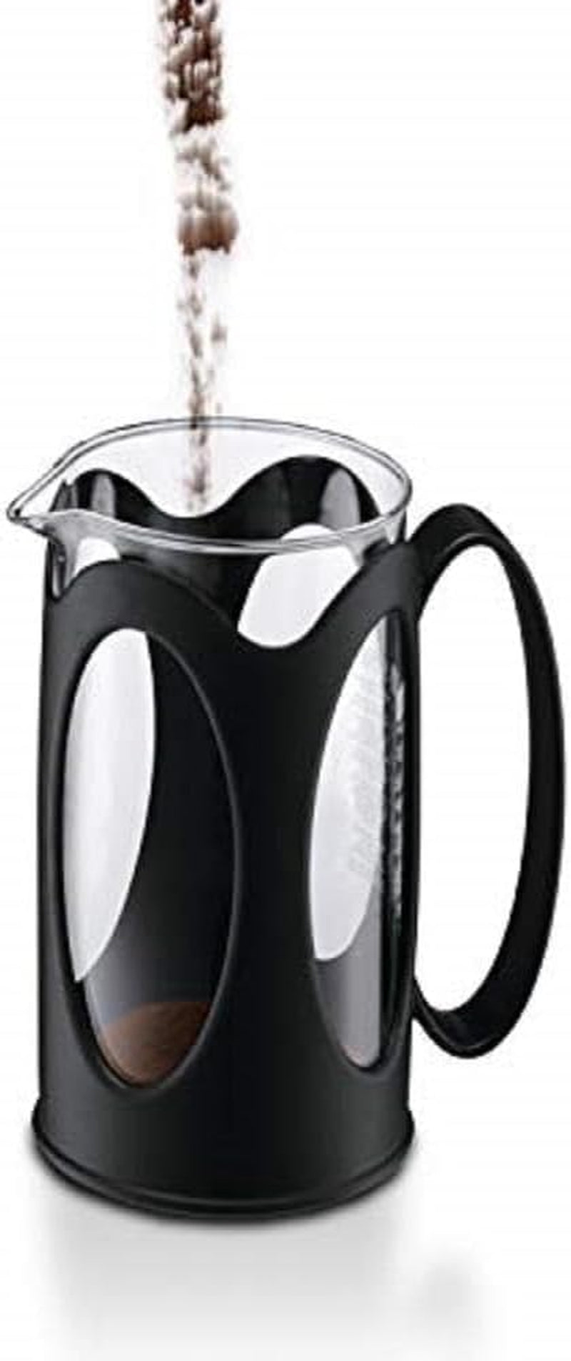 Bodum Kenya Koffiezetapparaat - 1L / 8 Kopjes - Handmatige Franse pers borosilicaatglas en roestvrij staal - Vaatwasmachinebestendig - Gemaakt in Portugal