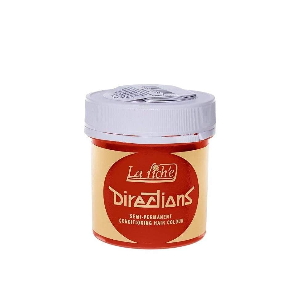 Directions semi-permanente haarkleuring 88ml - Fluorescerend Oranje Haarverf Naty Shop Zwart 88 Ml (pak van 2)