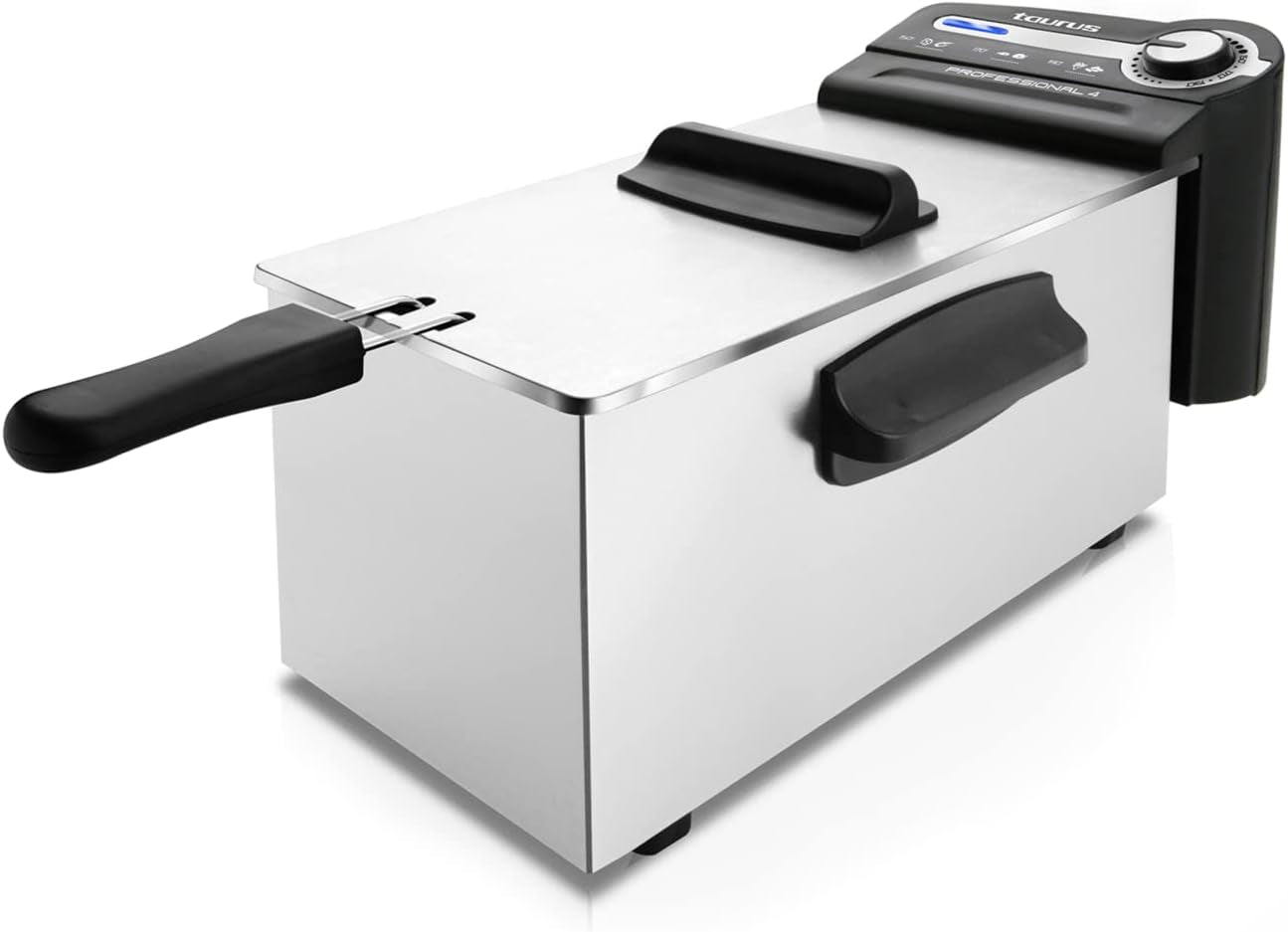 Taurus Professional 2 plus - Oliefriteuse, 2 liter, 1700 W, 18/8 roestvrij staal Apparaten Naty Shop 4L