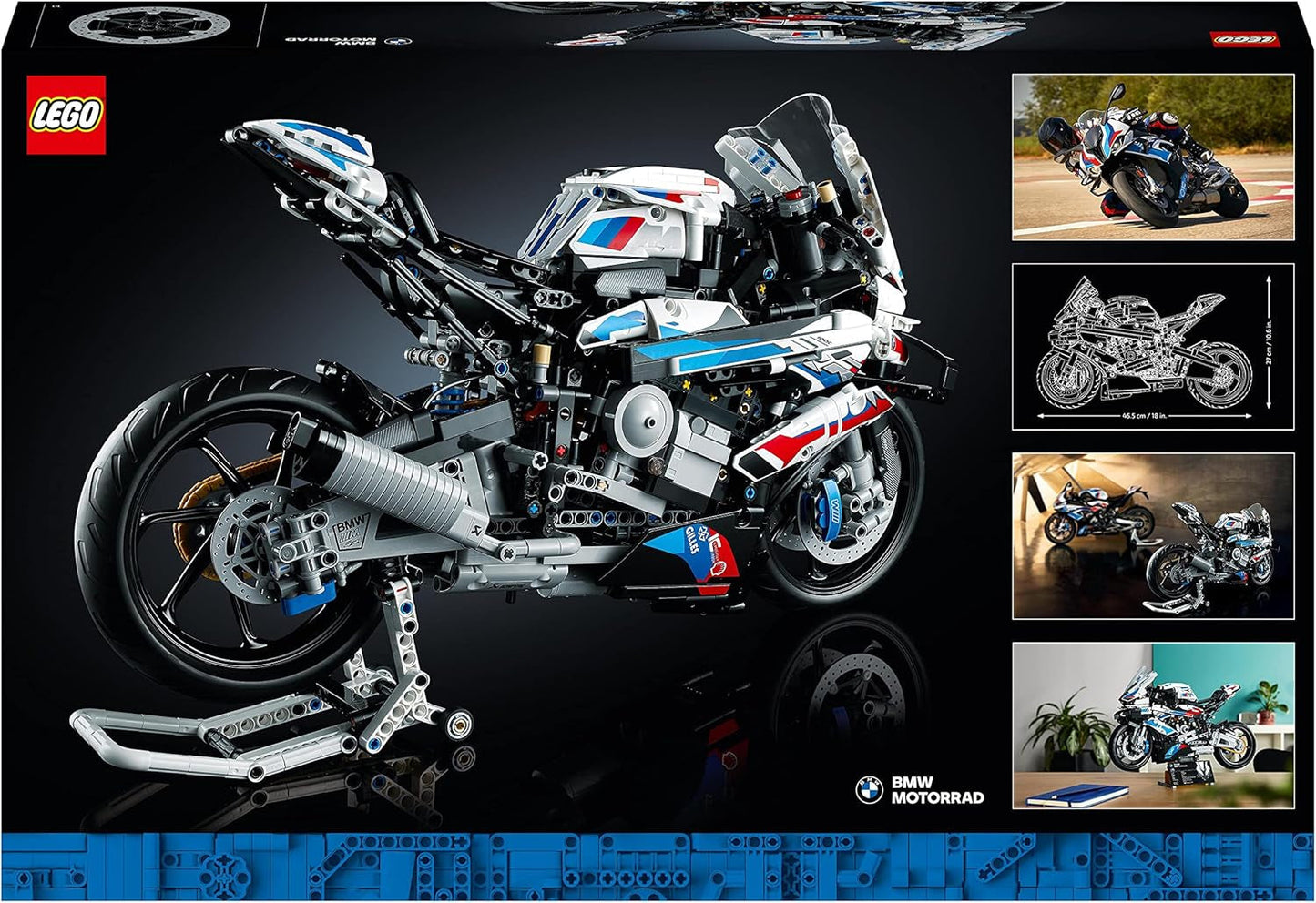 LEGO Technic BMW M 1000 RR Motormodel Modelbouwset voor volwassenen als knutselcadeau voor mannen en vrouwen Thuis- of kantoordecoratie 42130 Bouwsets Bestel in LEGO-Store