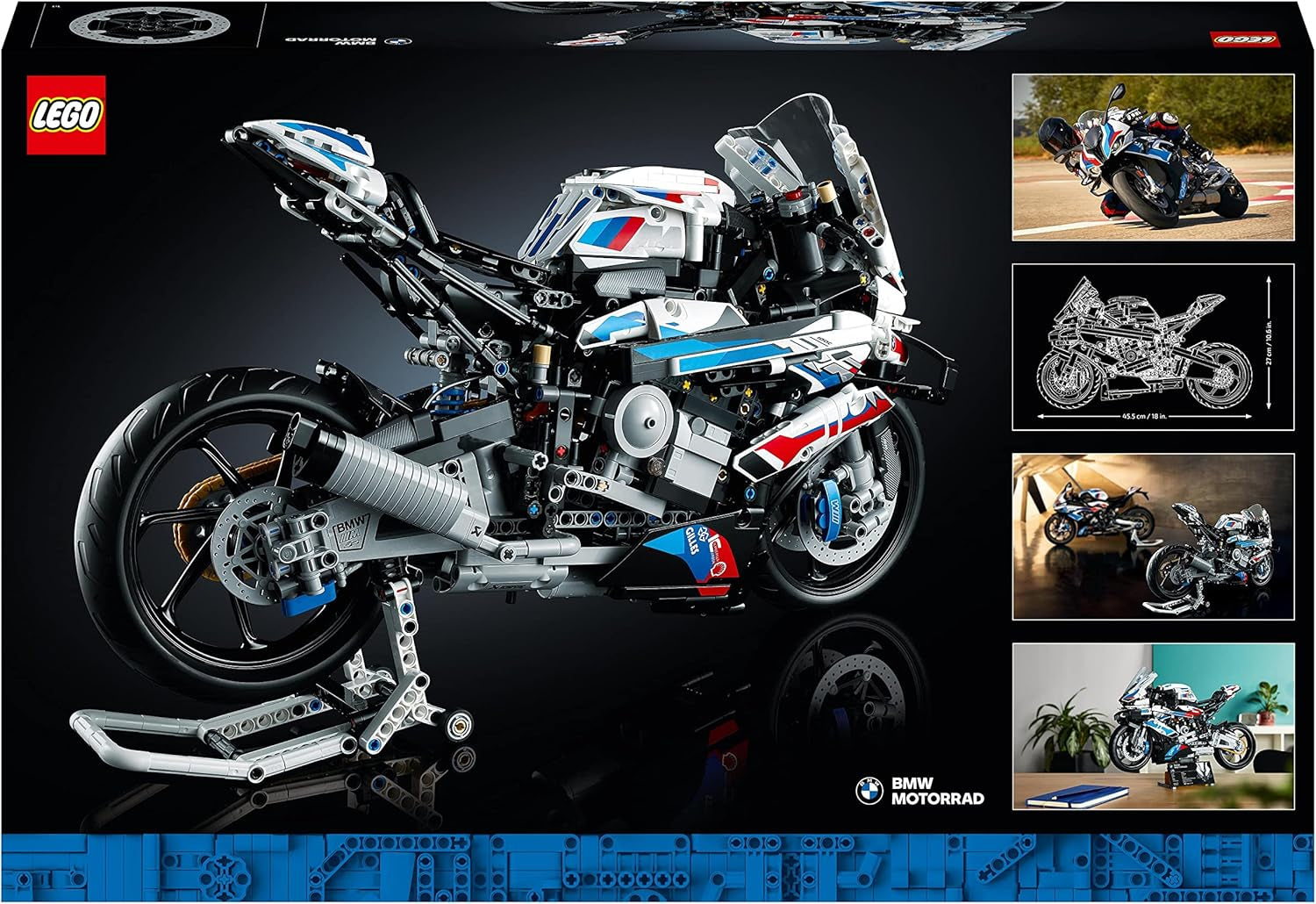 LEGO Technic BMW M 1000 RR Motormodel Modelbouwset voor volwassenen als knutselcadeau voor mannen en vrouwen Thuis- of kantoordecoratie 42130 Bouwsets Bestel in LEGO-Store