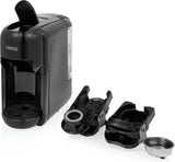 Princess Espressor 249452 – Voor Nespresso™, Dolce Gusto en ESE capsules – 19 bar Italiaanse pomp – 0,6 L – 1450 W