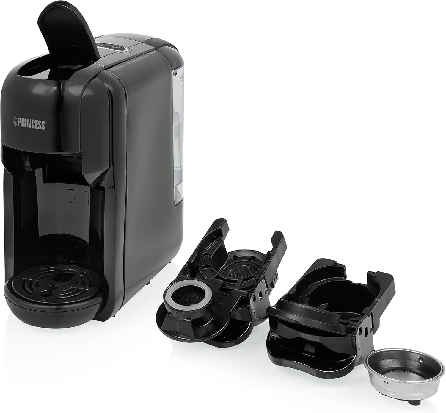 Princess Espressor 249452 – Voor Nespresso™, Dolce Gusto en ESE capsules – 19 bar Italiaanse pomp – 0,6 L – 1450 W