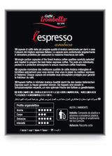 Caffè TROMBETTA L 'Espresso, Italiaanse Kaffee Nespresso compatibel Kapseln. Aus 100% Arabica met een volwaardige en körperreichen - 50 Kapseln, 50 Stück (1er Pack)