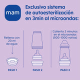 MAM Newborn Set, Cadeauset, bestaande uit: 2 x Anti-Krampjesfles 160 ml, 1 x Anti-Krampjesfles 260 ml, 1 x Originele Start Fopspeen, 1 x Broche voor speen, vanaf 0 maanden, Neutro