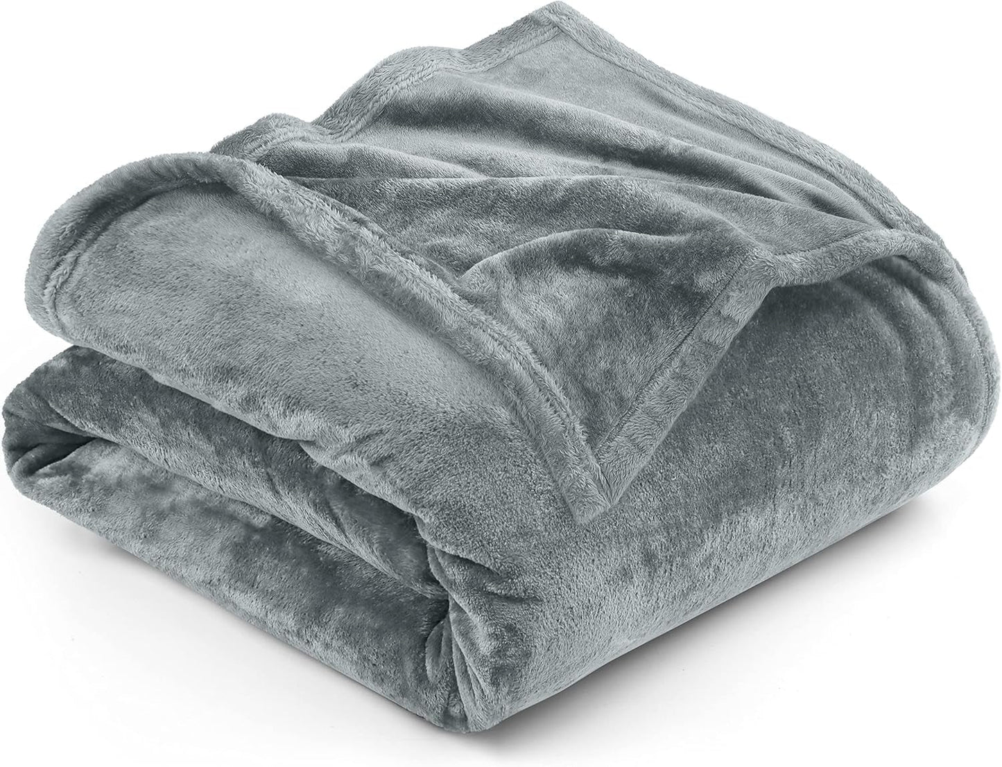 Utopia Bedding Gezellige fleecedeken [228x228 cm, grijs] Zachte, lichte, warme en pluizige deken Comfortabele en ademende deken voor slaapbank, bank, bedden en dekens Besuche den Utopia Bedding-Store Grey Ash 200X150 Cm