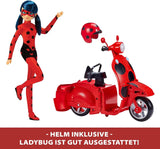 Bandai - Wonderbaarlijk lieveheersbeestje - Wonderbaarlijke Switch'n Go-scooter + 26 cm lieveheersbeestje geluksbrenger gelede pop - P50668