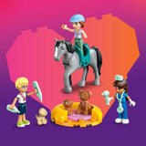 LEGO Friends Dierenartskastje voor paarden en huisdieren, bouw- en speelset voor fantasierijk rollenspel met 3 minifiguren en 5 dierenfiguren, cadeau-idee voor meisjes vanaf 7 jaar 42651 Bouwsets Besuche den LEGO-Store