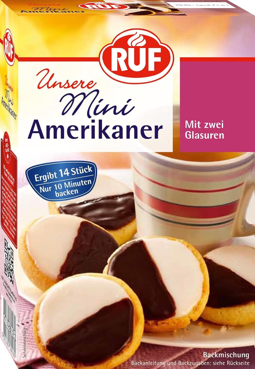 RUF Mini muffins met citroen, bakmix met citroensmaak, 350 gram Kitchen Naty Shop Amerikaanse Muffins