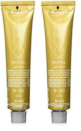 Igora Royal Absolute Age Blend Haarkleur, 7-560 Medium Goudchocoladeblond, 60ml Naty Shop Haarverf 6-60 Donkerblond Chocolade Natuurlijk 60ml (Pak van 2)
