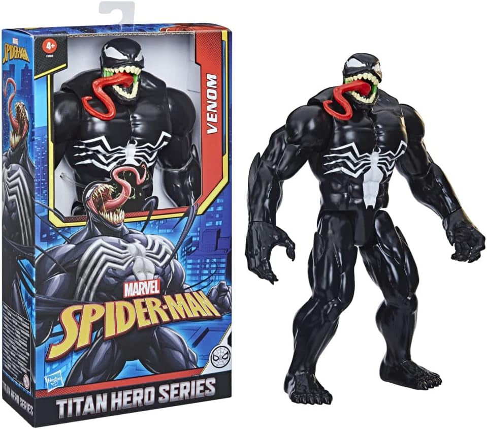 Hasbro Marvel Spider-Man Titan Hero Series Deluxe Venom Toy 30 cm actiefiguur, speelgoed voor kinderen vanaf 4 jaar Actiefiguren Naty Shop