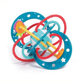 LUDI - Bell Planet - Speelgoed voor kinderen - Vanaf 3 maanden - Levendige kleuren, verschillende texturen en originele vorm - Bevordert de fijne motoriek en behendigheid Bebe Naty Shop Planeta Toys