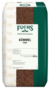 Fuchs Professional - Kümmel ganz | Ungemahlen, zum Würzen von Bratkartoffeln of Krautgerichten | Profi-Kwaliteit voor Großverbraucher en Gastronomie | 1 kg im recycleerbare zak