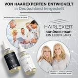 Hairlexier Haargroeimiddel voor vrouwen - Rozemarijn Haarolie, Ricinusolie Haarolie, Lavendelolie, Natuurlijk haarserum tegen diffuus haarverlies, Ondersteunt de haargroei, Veganistisch & Biologisch + Werkboek Haarverzorging Naty Shop