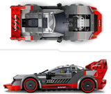 LEGO Speed Champions Audi S1 E-Tron Quattro raceautoset met autospeelgoed om te bouwen, spelen en tentoon te stellen, automodel voor kinderen, cadeau voor 9-jarige jongens en meisjes 76921 Bouwsets