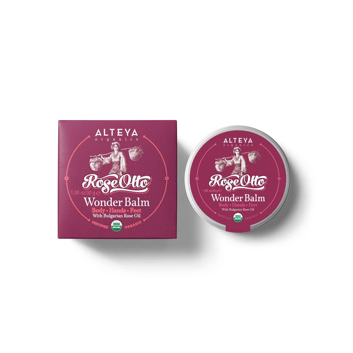 Alteya Biologische Wonderbalsem Roze 30 g Cosmetica en schoonheid Naty Shop