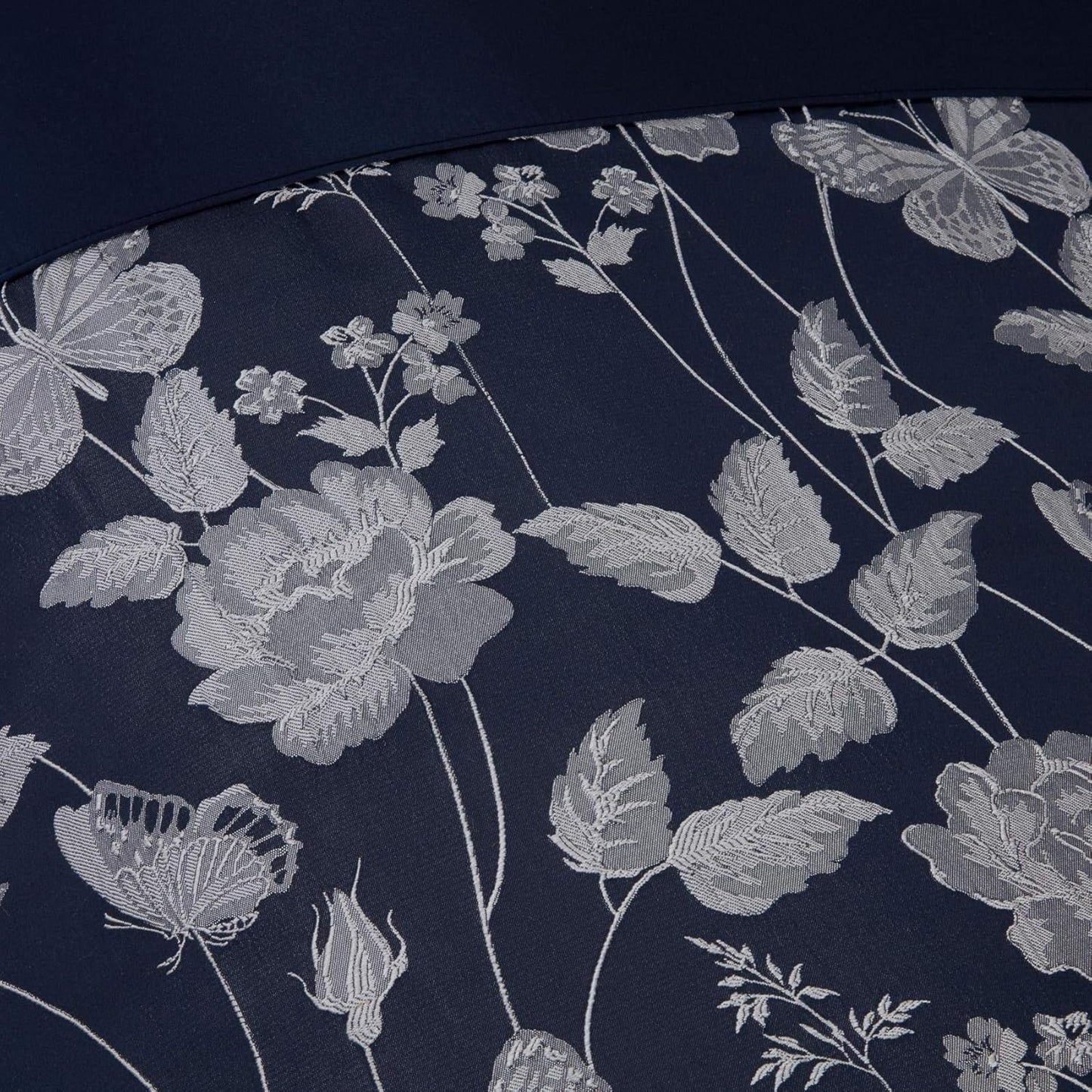 Butterfly Meadow-dekbed voor superkingsizebed, 100% polyester, marineblauwe dekbedden en quilts Naty Shop