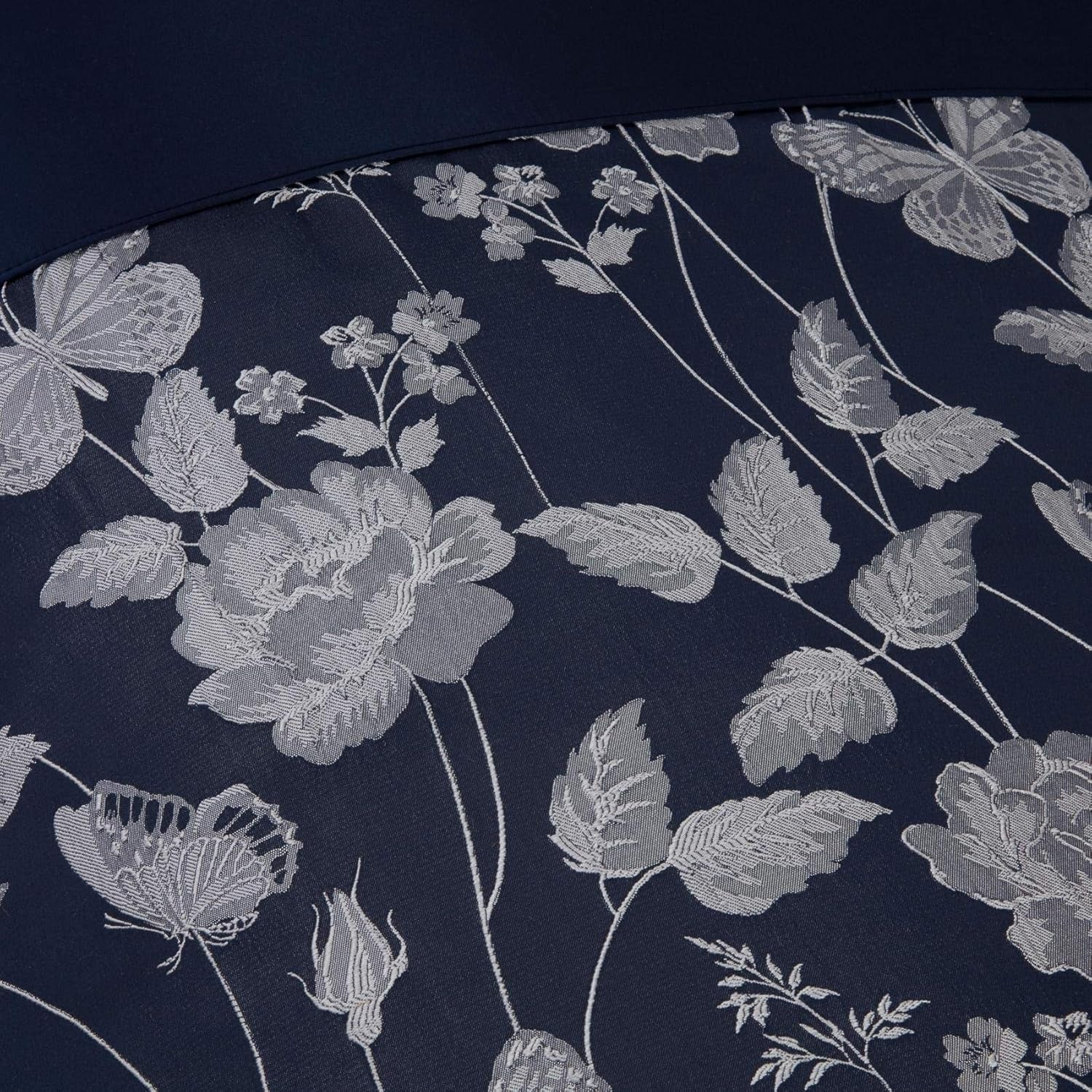 Butterfly Meadow-dekbed voor superkingsizebed, 100% polyester, marineblauwe dekbedden en quilts Naty Shop