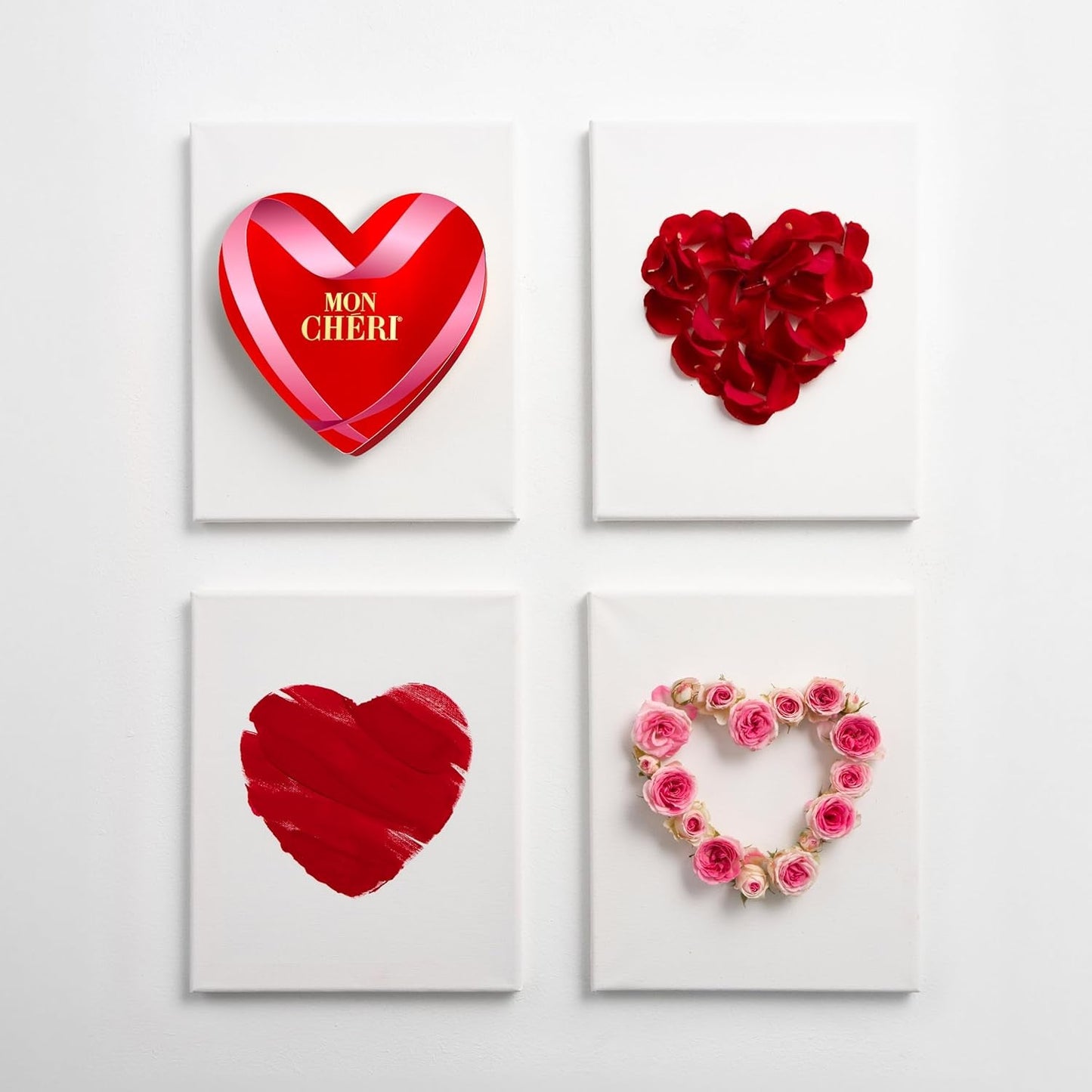 Ferrero Mon Chéri Heart - Valentijnsdag chocoladecadeau voor hem en haar - Knapperige chocolade, fruitige likeur en gearomatiseerde kersen - Voor Valentijnsdag, Moederdag en Pasen - 1 pakje 147g