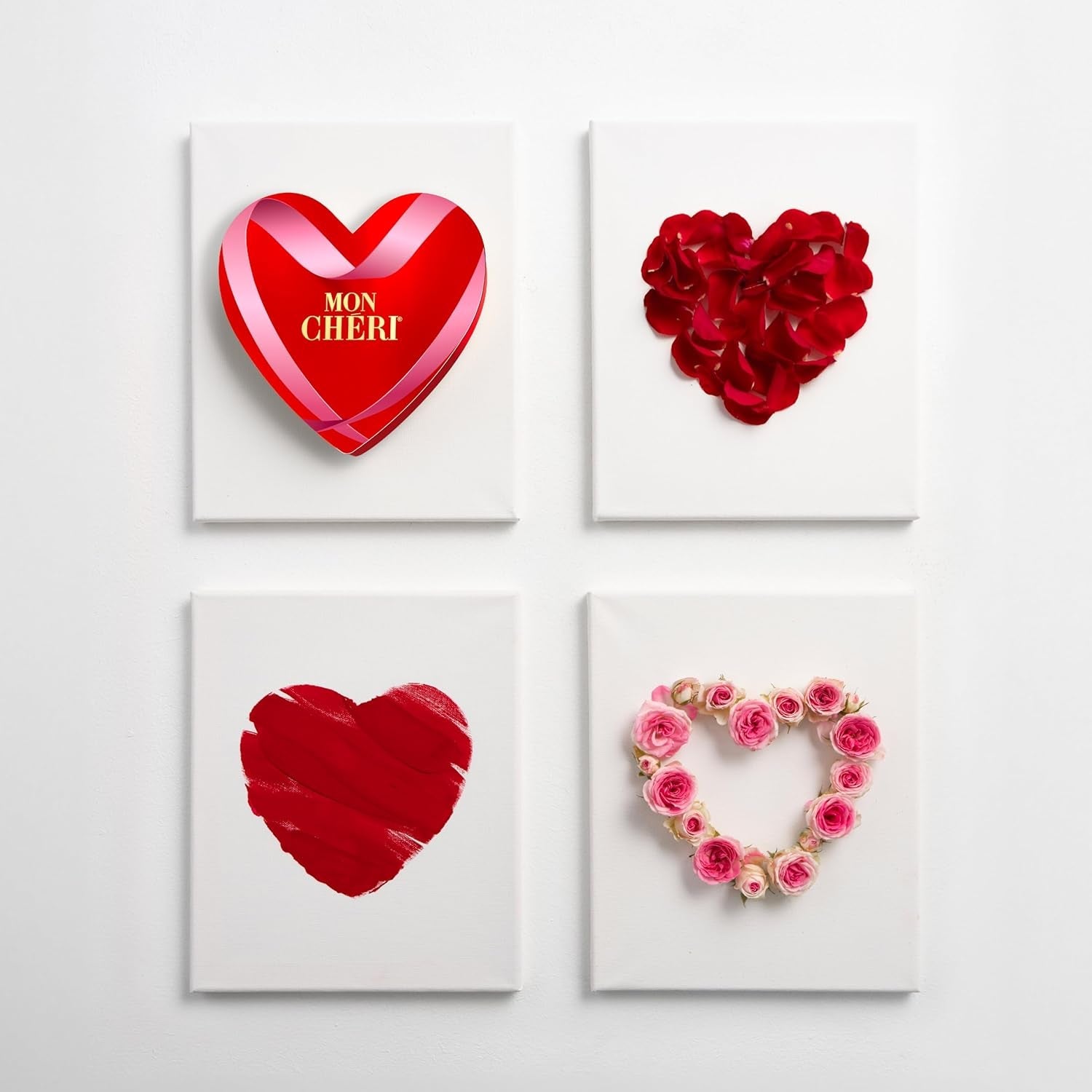 Ferrero Mon Chéri Heart - Valentijnsdag chocoladecadeau voor hem en haar - Knapperige chocolade, fruitige likeur en gearomatiseerde kersen - Voor Valentijnsdag, Moederdag en Pasen - 1 pakje 147g