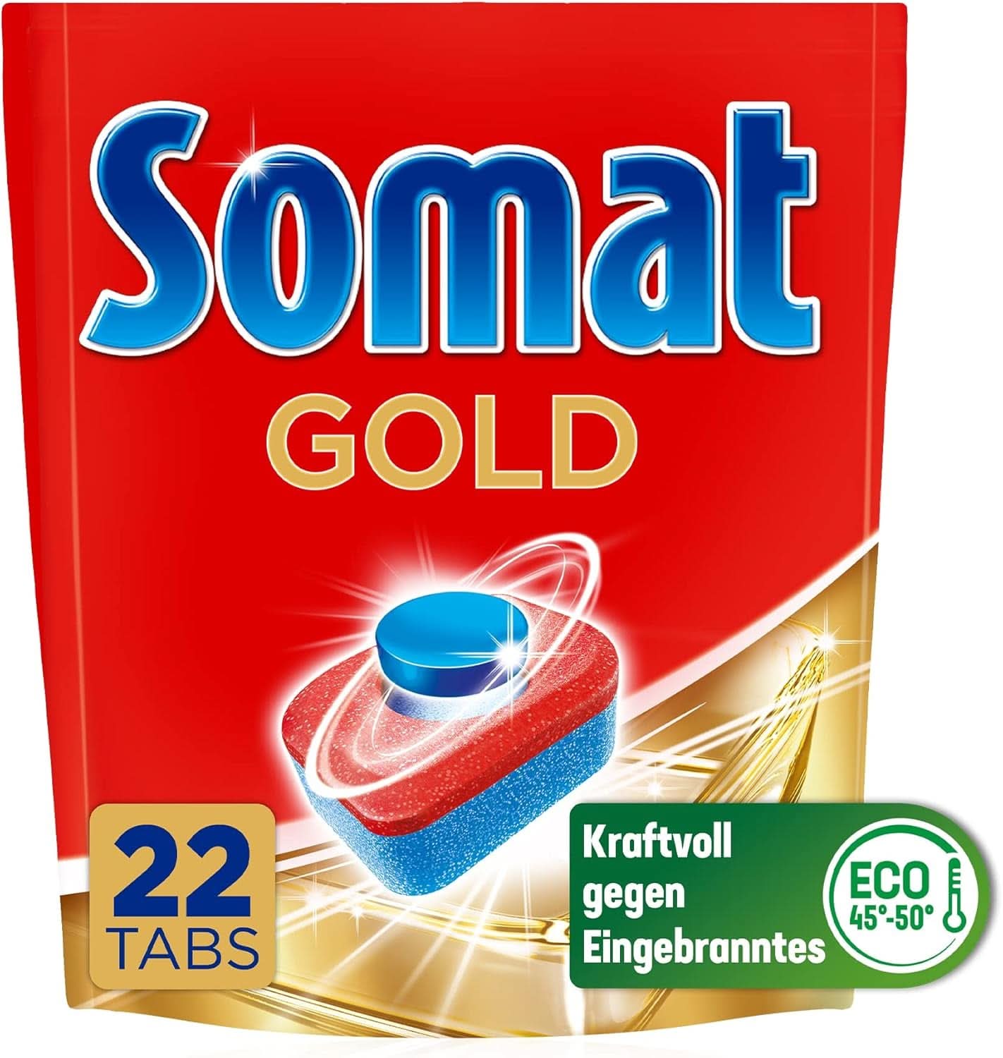 Somat Gold tabletten voor de vaatwasser (105 tabletten) Keukenafwasmiddelen Naty Shop 22 capsules -