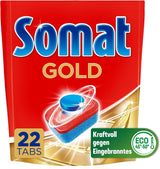 Somat Gold tabletten voor de vaatwasser (105 tabletten) Keukenafwasmiddelen Naty Shop 22 capsules -
