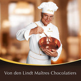 Lindt Chocolade Pure Chocolade Sticks LINDOR | 24 chocoladerepen x 37 g | Met een smeuïge, smeltende pure chocoladevulling met 60% cacao | Geschenk van chocolade | Geschenk van chocolade | Bulkpakket