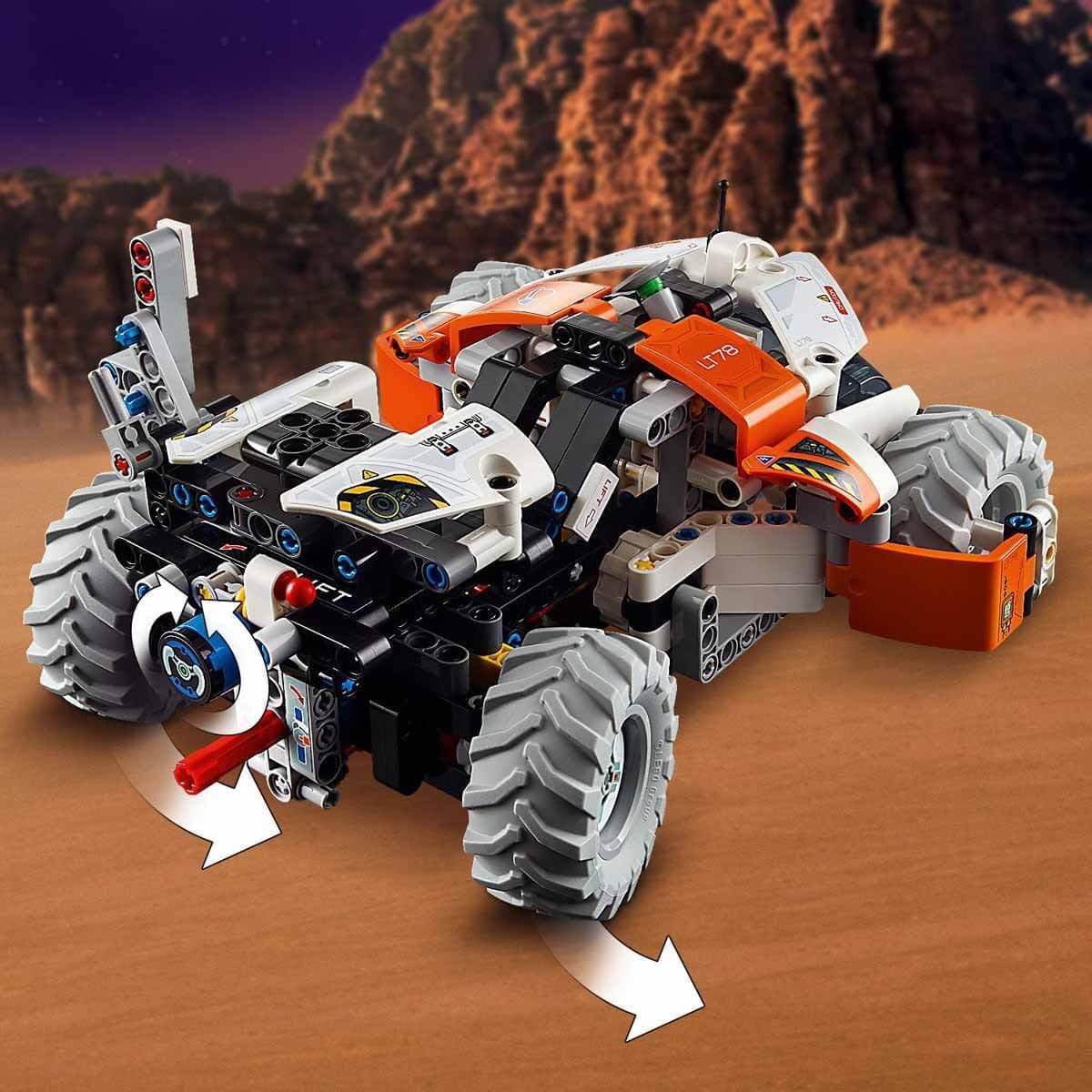 LEGO Technic LT78 Ruimtetransportvoertuig, ruimtebouwset voor verkenningsreizen en ruimteavonturen, fantasierijke speelervaring voor jongens en meisjes, cadeau voor kinderen vanaf 8 jaar oud 42178 Bouwsets Besuche den LEGO-Store
