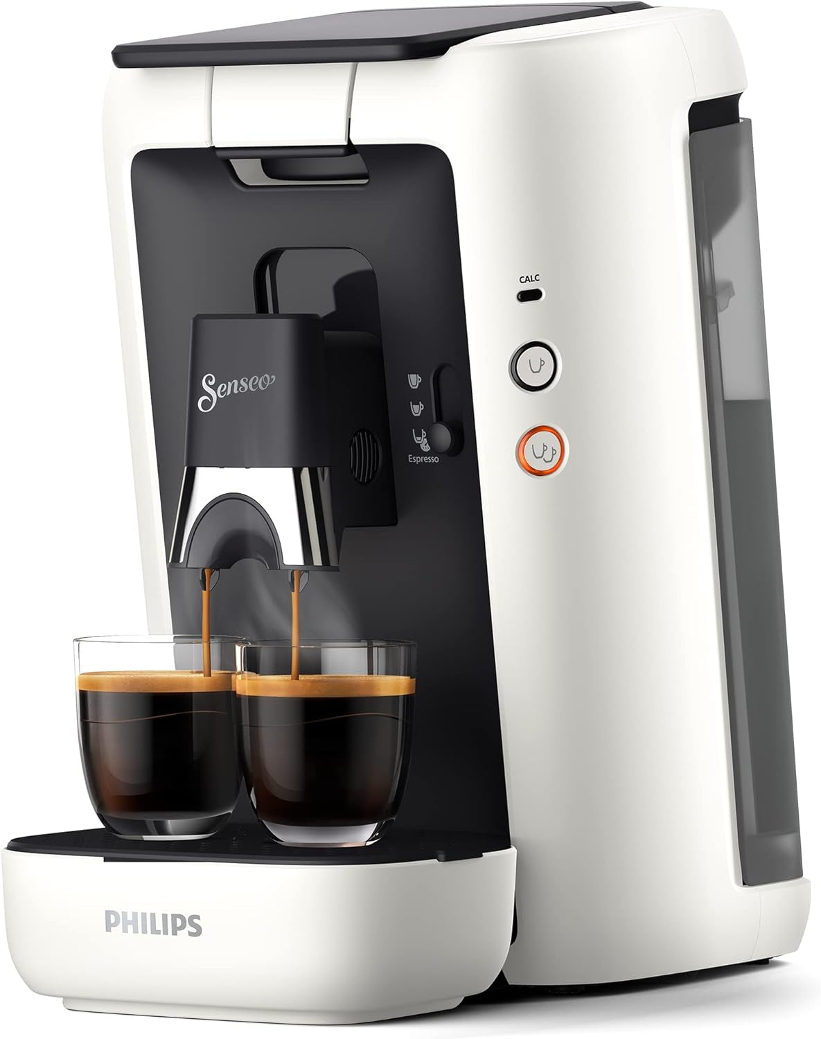 PHILIPS Senseo Maestro Capsule-espressomachine - Intense Plus-technologie, hoogwaardige espresso, ecologisch ontwerp, waterreservoir van 1,2 liter, memofunctie, ontkalkingsindicator (CSA260/60)