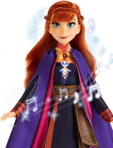 Hasbro Ice Queen zingende Anna muziekpop in paarse jurk voor Disney's The Ice Queen 2 speelgoed voor 3 jaar oud 57237830 Veelkleurige poppen Naty Shop