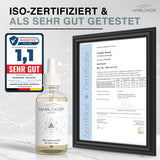 Hairlexier Haargroeimiddel voor vrouwen - Rozemarijn Haarolie, Ricinusolie Haarolie, Lavendelolie, Natuurlijk haarserum tegen diffuus haarverlies, Ondersteunt de haargroei, Veganistisch & Biologisch + Werkboek Haarverzorging Naty Shop