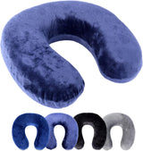 Rocco eK nekkussen, 4 kleuren beschikbaar, reiskussen, neksteunkussen, orthopedisch neksteunkussen, traagschuim