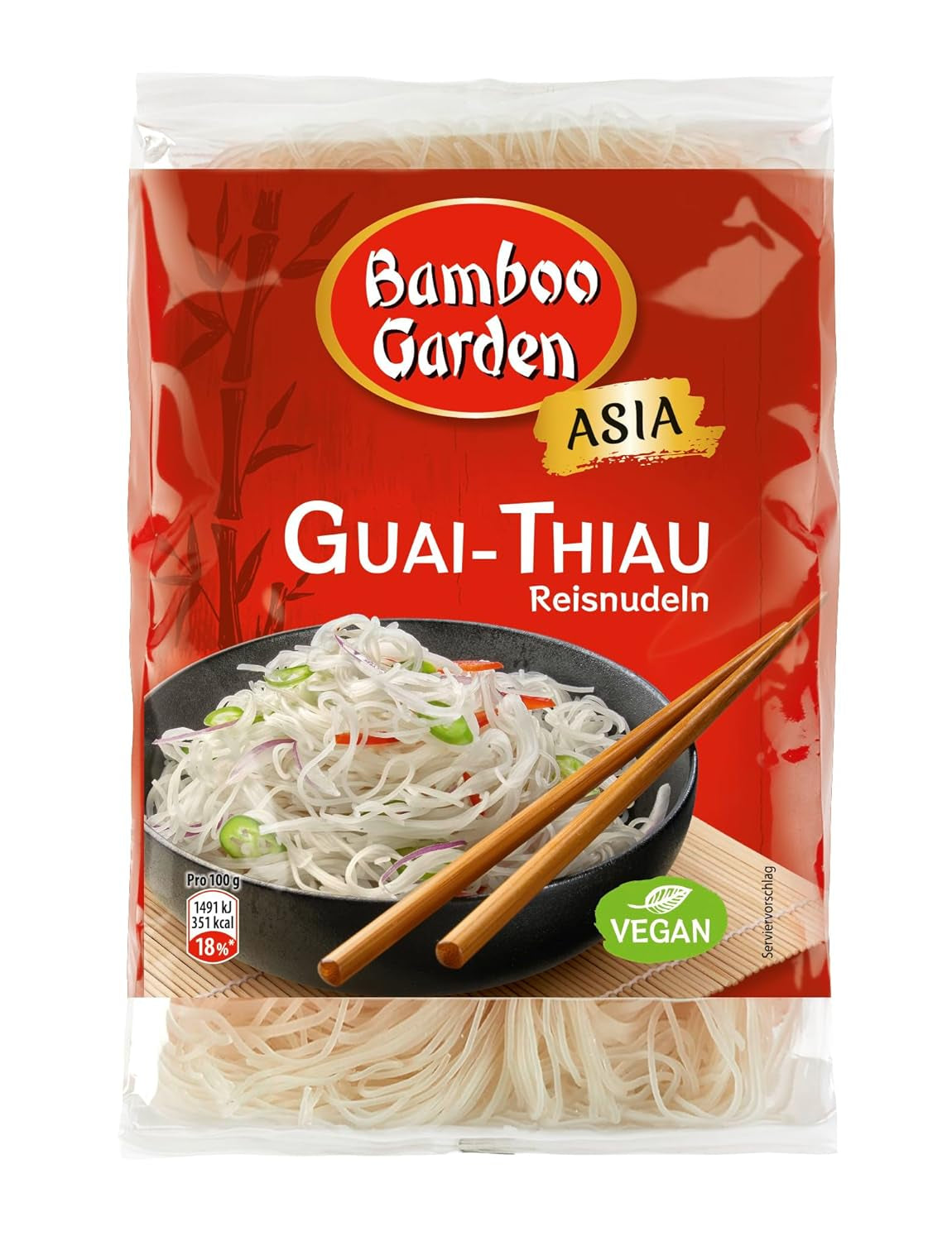 Bamboo Garden Guai Thiau Rijstnoedels 250g (verpakkingsontwerp kan variëren)