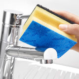 Vileda Glitzi, afwasspons voor in de keuken, met antibacteriële werking, sterk absorberend, verpakking van 18 Naty Shop keukenreinigingsmiddelen