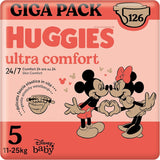 Huggies Ultra Comfort luiers, maat 3 (4-9 kg), Disney design, 168 stuks