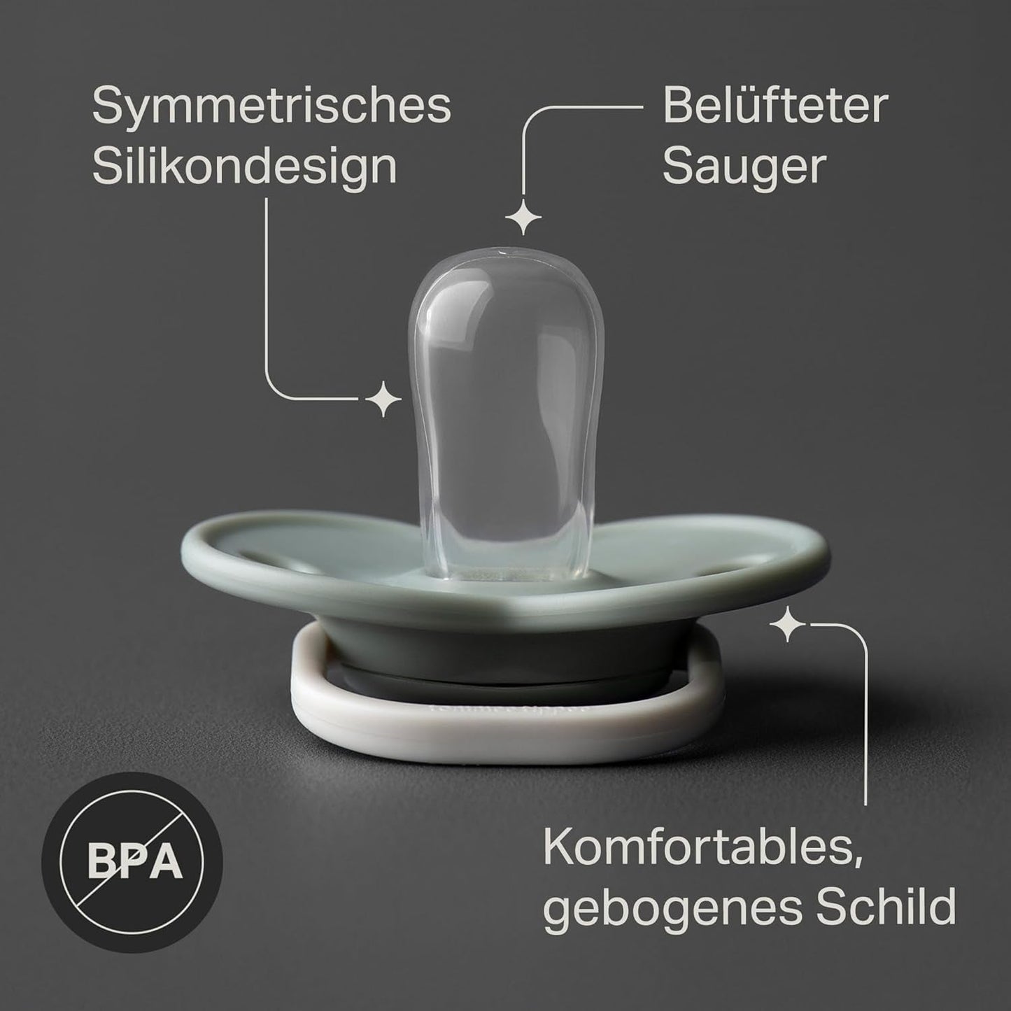 Tommee Tippee Anytime fopspenen, 0-6 maanden, 6-delige symmetrische fopspenen, BPA-vrij