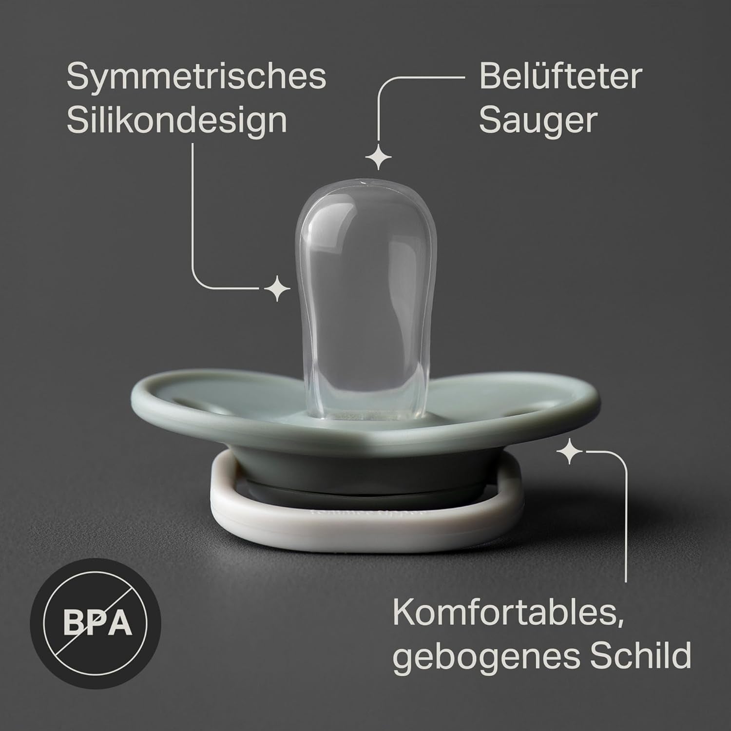 Tommee Tippee Anytime fopspenen, 0-6 maanden, 6-delige symmetrische fopspenen, BPA-vrij