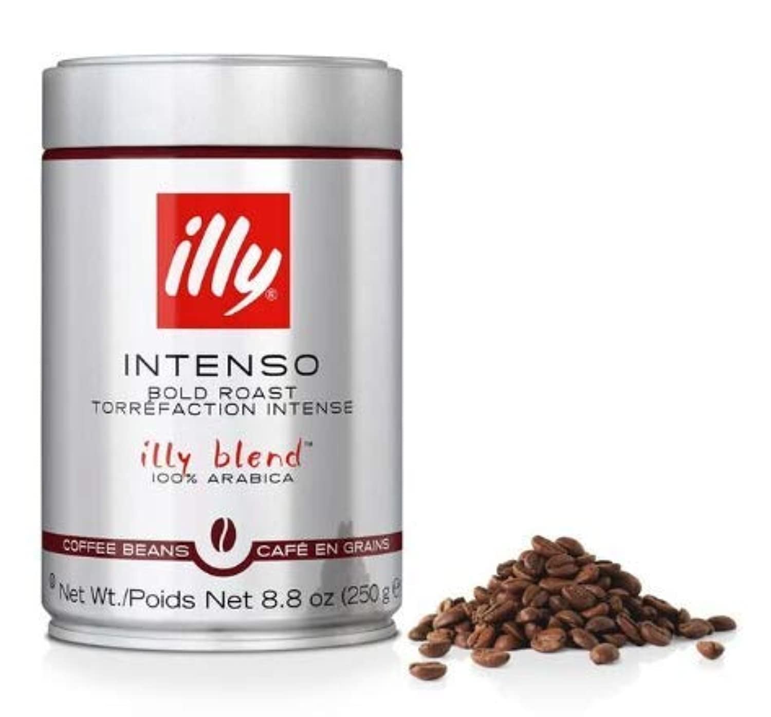 Illy Intenso Bold Geroosterde hele bonen, 250 g, 2 stuks
