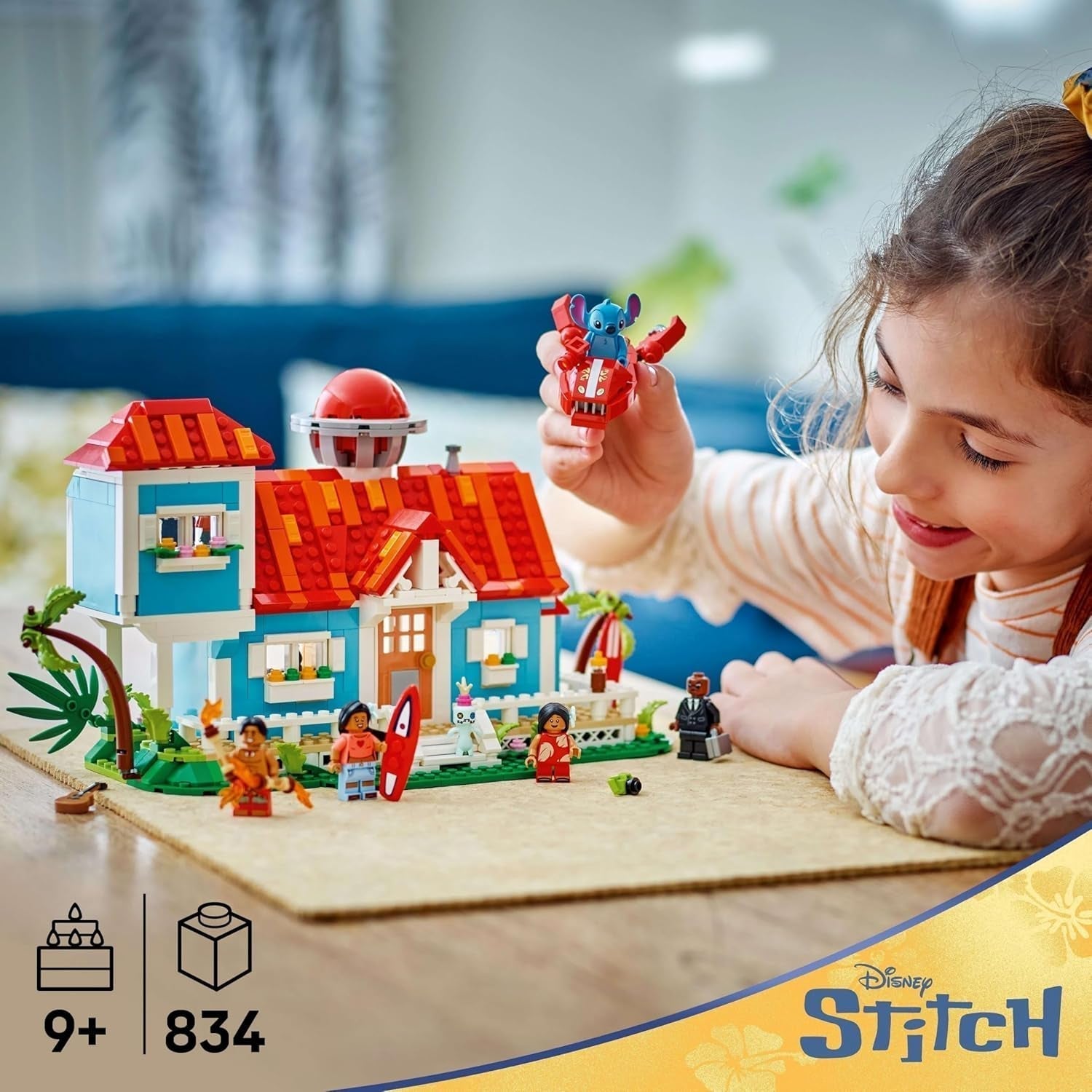 LEGO Ç€ Disney Strandhuis van "Lilo and Stitch" - Bouwspeelgoed met 6 kamers, observatorium, ruimteschip en 5 minifiguren - verjaardagscadeau voor meisjes en jongens vanaf 9 jaar en fans 43268 Besuche den LEGO-Store bouwsets