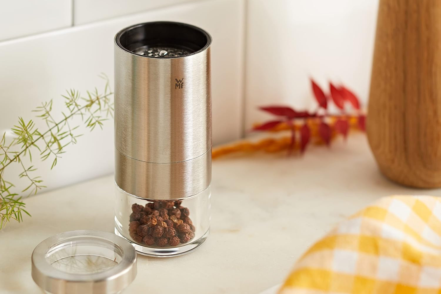 WMF Gourmet kruidenmolen 10,5 cm, roestvrij staal Cromargan Grinders en Slicers Naty Shop