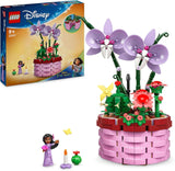 LEGO Ç€ Disney Encanto Isabella's bloempot, kinderset met bouwbare speelgoedorchidee, decoratieve bouwset met minipoppetje van filmpersonage, cadeau-idee voor meisjes en jongens vanaf 9 jaar 43237 Bouwsets Beuche den LEGO-Store Single