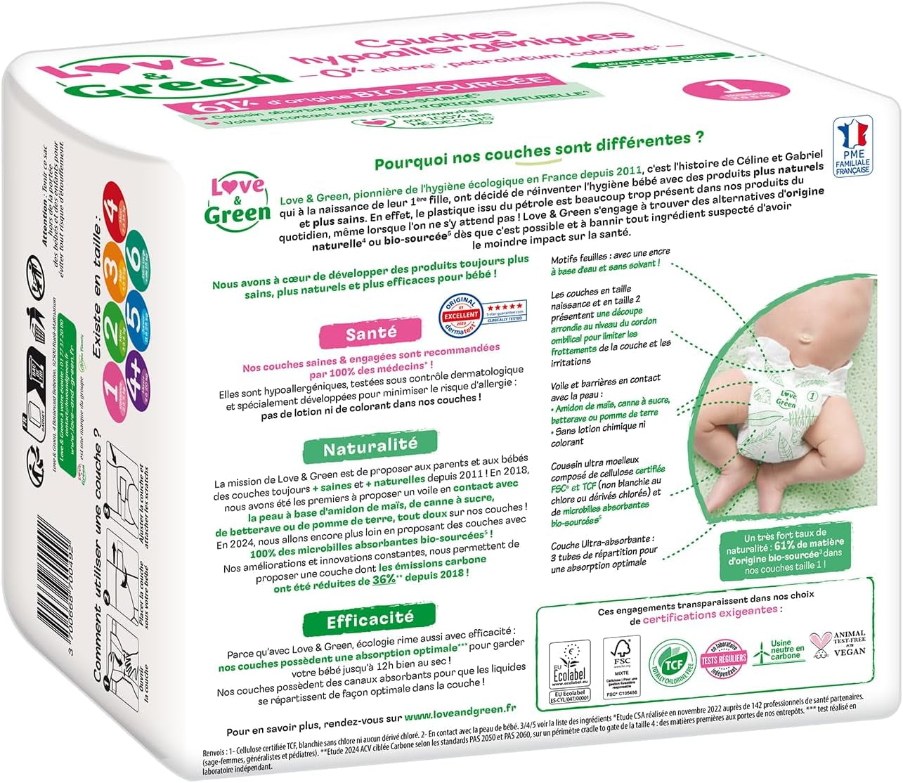 Hypoallergene luiers voor baby's