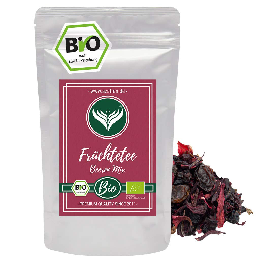 Azafran BIO Vruchtenthee Mengsel van rode vruchten 250 g
