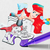 Lisciani - DISNEY Puzzel Ariël - Speel de scènes uit je favoriete dozen na en kleur ze in - vanaf 7 jaar - GROTE PUZZEL met 250 stukjes - Bevordert de behendigheid Puzzel Naty Shop