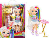 Rainbow High Junior High Rock Band - Amaya, regenboogkleuren - 23 cm modepop met toetsenbord, aanpasbaar met stickers, scharnierend, schattig speelgoed voor kinderen vanaf 4 jaar