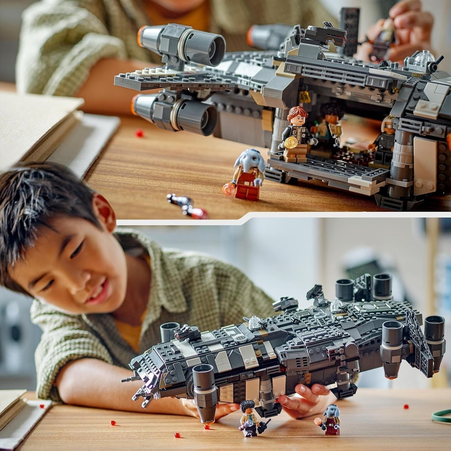 LEGO Star Wars: Skeleton Crew Onyx Cinder, bouwbaar en verzamelbaar ruimteschipspeelgoed voor jongens en meisjes met 5 personages, cadeau-idee voor fans vanaf 10 jaar oud 75374 Bouwsets Besuche in LEGO-Store