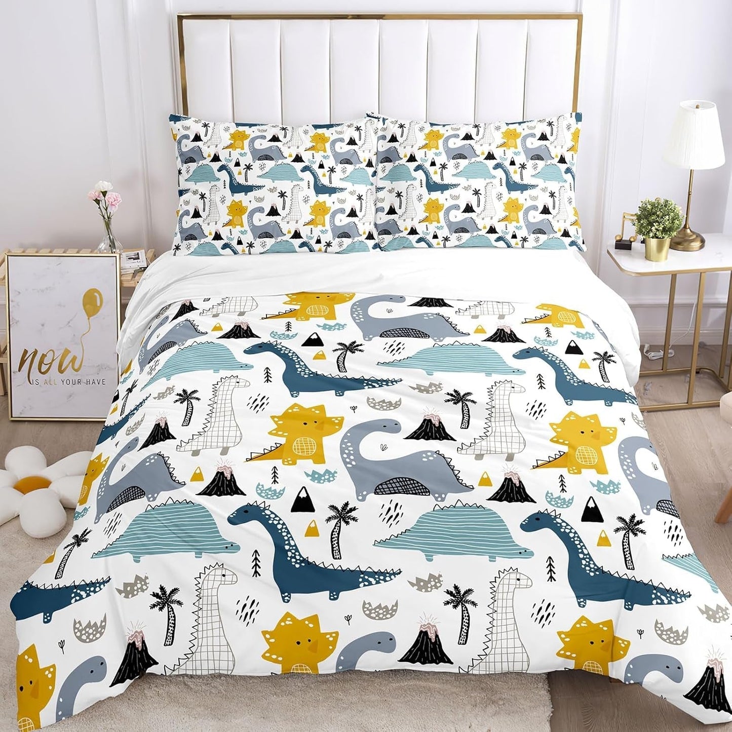 Beddengoed voor kinderen, Dinosaurus Beddengoed - kinderen Naty Shop A-2 220 X 240 Cm