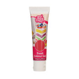 Funcakes Cherry Pink Gel Food Colouring: Hooggeconcentreerde kleurstof voor deeg, room, fondant, marsepein, gebak, eenvoudig te doseren, individuele druppels voor levendige kleuren, Halal, 30 g
